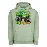 Pigment Oil Green Shamrock Crusher Urban Hoodie - CowhideDigitalArt