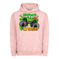 Pigment Salmon Shamrock Crusher Urban Hoodie - CowhideDigitalArt