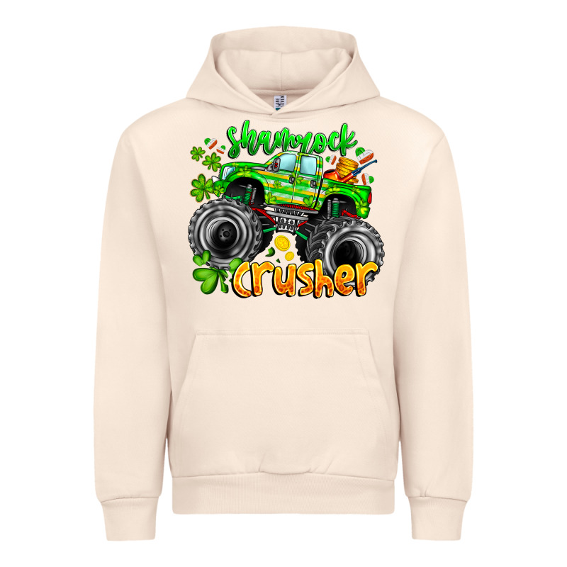 Shamrock Crusher Urban Hoodie by CowhideDigitalArt | Teevron