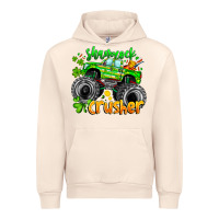 Sandshell Shamrock Crusher Urban Hoodie - CowhideDigitalArt