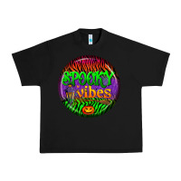 Black halloween round earrings 2 Urban Heavy Tee - BundleAndBundleShop
