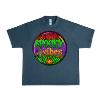 Midnight Navy halloween round earrings 2 Urban Heavy Tee - BundleAndBundleShop