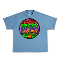 Pebble Blue halloween round earrings 2 Urban Heavy Tee - BundleAndBundleShop