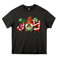 Asphalt joy with gnomes and christmas cookie and candies Heavy Core Tee - AdoDesignShop