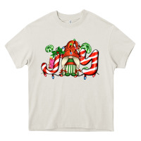 Cream joy with gnomes and christmas cookie and candies Heavy Core Tee - AdoDesignShop
