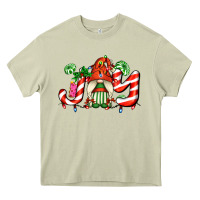 Mossy joy with gnomes and christmas cookie and candies Heavy Core Tee - AdoDesignShop