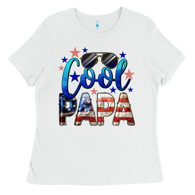 Cool Papa American Ladies Tee by LillyAllenDesigns | Teevron