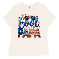 Cool Papa American Ladies Tee | Teevron