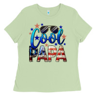 Matcha Cool Papa American Ladies Tee - LillyAllenDesigns