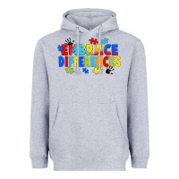 Heather Grey Embrace differences Heavyweight Hoodie - FaDigitalArtStudio