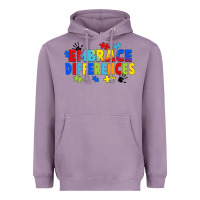 Lavender Embrace differences Heavyweight Hoodie - FaDigitalArtStudio