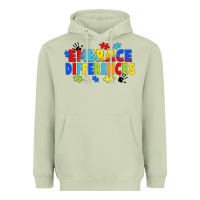 Matcha Embrace differences Heavyweight Hoodie - FaDigitalArtStudio