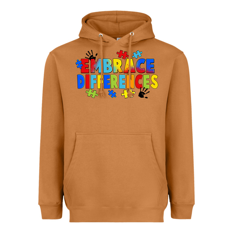 Embrace Differences Heavyweight Hoodie by FaDigitalArtStudio | Teevron