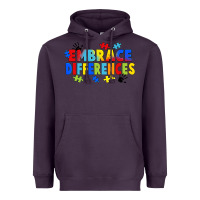 Plum Embrace differences Heavyweight Hoodie - FaDigitalArtStudio