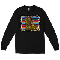 Black Serape Cactus Long Sleeve Tee - Bettercallsaul