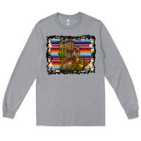 Heather Grey Serape Cactus Long Sleeve Tee - Bettercallsaul