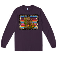 Plum Serape Cactus Long Sleeve Tee - Bettercallsaul