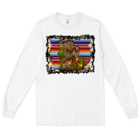 White Serape Cactus Long Sleeve Tee - Bettercallsaul