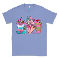 Colony Blue Nail Coffee Cups With Rings Bbs Classic Tee - BundleAndBundleShop