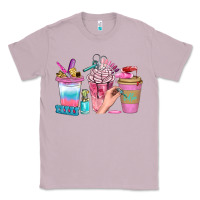 Lilac Nail Coffee Cups With Rings Bbs Classic Tee - BundleAndBundleShop