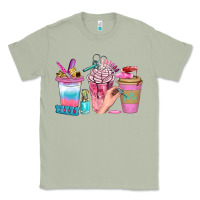 Matcha Nail Coffee Cups With Rings Bbs Classic Tee - BundleAndBundleShop