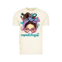 Vintage Arctic Messy Bun Cosmetologist Bbs Vintage Tee - BundleAndBundleShop