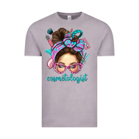 Vintage Zinc Messy Bun Cosmetologist Bbs Vintage Tee - BundleAndBundleShop