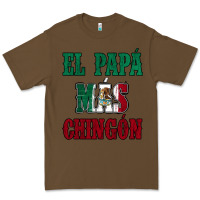 Cacao El Papa Mas Chingon Mexican Flag Premium Tee - Jasminsmagicworld