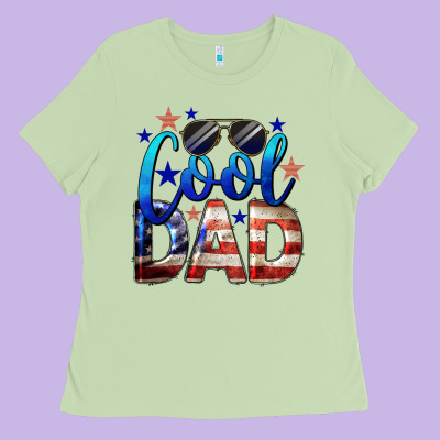 Cool American Dad Ladies Tee Designed By Lillyallendesigns