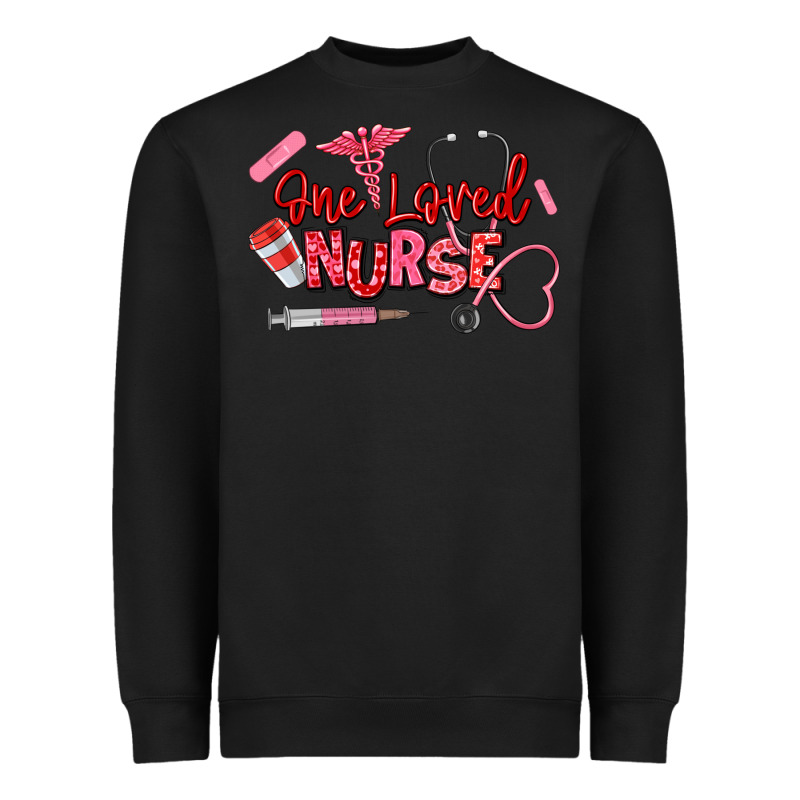 One Loved Nurse Heavyweight Sweatshirt by texasbilliewilder | Teevron