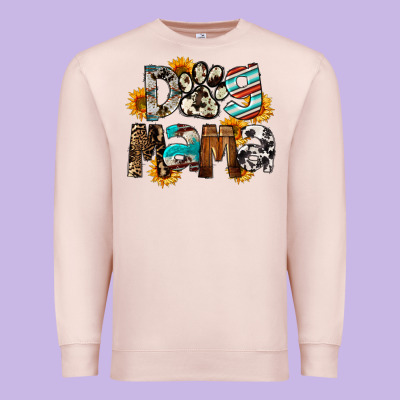 Dog Mama Mother's Day Premium Sweatshirt Designed By Fadigitalartstudio