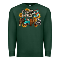 Sports Green Dog Mama Mother's Day Premium Sweatshirt - FaDigitalArtStudio