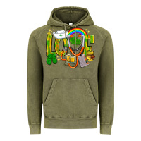 Vintage Olive St. Patrick's Love Nurse Vintage Hoodie - BundleAndBundleShop