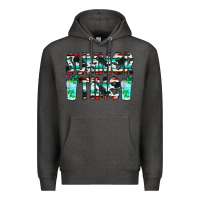 Charcoal Heather Summer Time Cowhide Serape Premium Hoodie - CowCowDesign