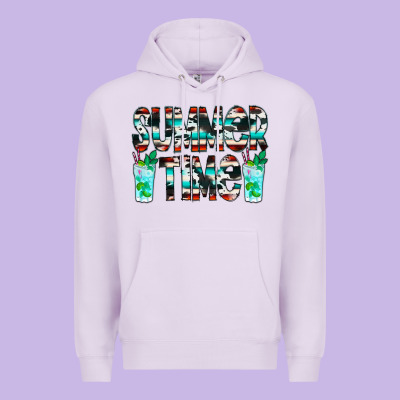 Summer Time Cowhide Serape Premium Hoodie Designed By Cowcowdesign