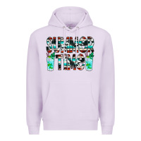 Lilac Summer Time Cowhide Serape Premium Hoodie - CowCowDesign