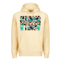 Pina Colada Summer Time Cowhide Serape Premium Hoodie - CowCowDesign
