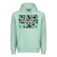 Seafoam Summer Time Cowhide Serape Premium Hoodie - CowCowDesign