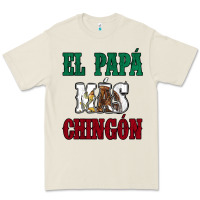 Bone El Papa Mas Chingon Mexican Flag Premium Tee - Jasminsmagicworld