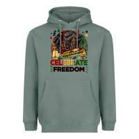 Sage Juneteenth celebrate freedom Heavyweight Hoodie - FaDigitalArtStudio