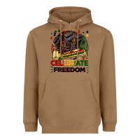 Toasted Coconut Juneteenth celebrate freedom Heavyweight Hoodie - FaDigitalArtStudio