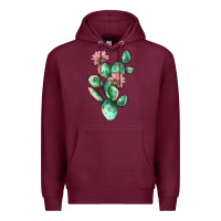 Burgundy cactus 5 Premium Hoodie - JahusDesignShop