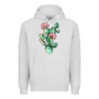 Dove Grey cactus 5 Premium Hoodie - JahusDesignShop