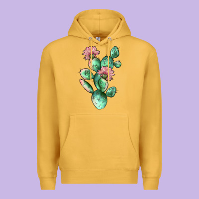 Cactus 5 Premium Hoodie Designed By Jahusdesignshop