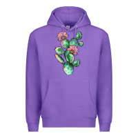 Purple cactus 5 Premium Hoodie - JahusDesignShop