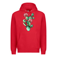 Red cactus 5 Premium Hoodie - JahusDesignShop