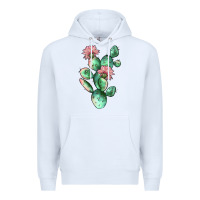 White cactus 5 Premium Hoodie - JahusDesignShop
