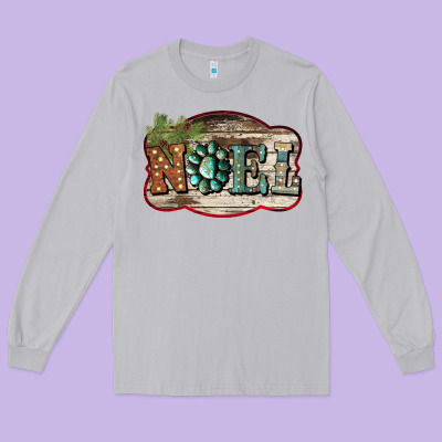 Christmas Noel Long Sleeve Tee Designed By Bettercallsaul