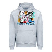 Heather Grey pt therapy Urban Hoodie - CowhideDigitalArt