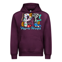 Mauve Wine pt therapy Urban Hoodie - CowhideDigitalArt
